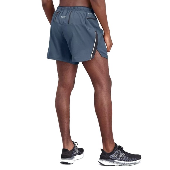 NEW BALANCE Impact 5" Running Shorts Mens SIZE 2XL Thunder Bay Grey Athletic NWT - Picture 5 of 16